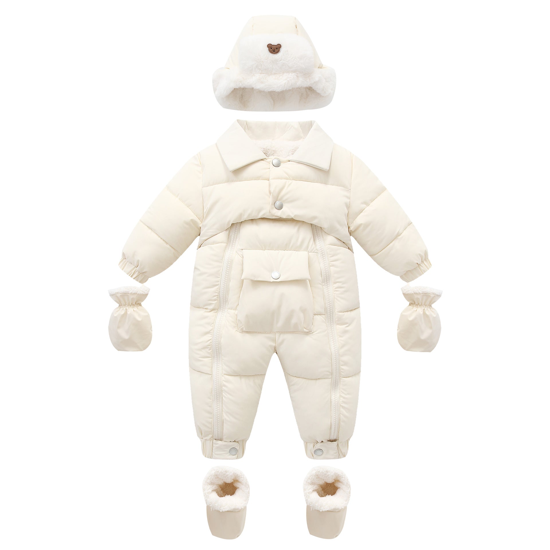 Baby Cotton-padded Thicken Crawler Suit Baby Children Romper